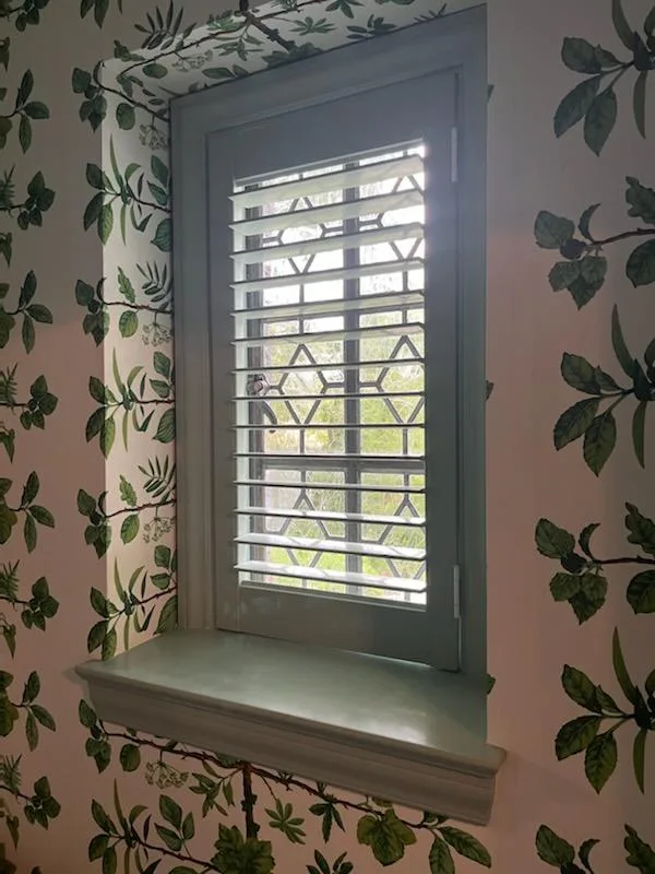 Custom-colored plantation shutters in Rye, NY