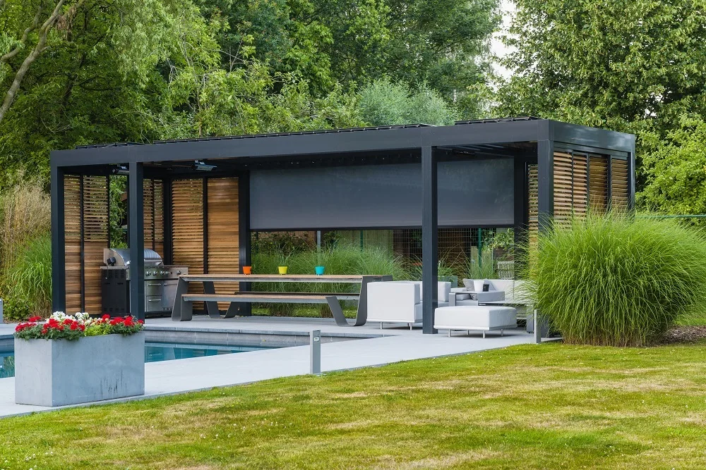 Exterior Sun Shades for oUtdoor Structures Southampton NY