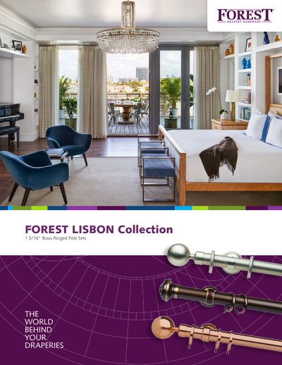 Forest Group Lisbon Brass Drapery Hardware Catalog