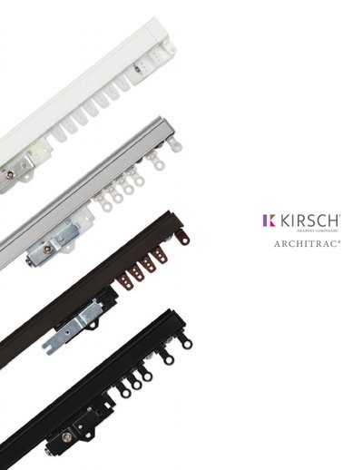 Kirsch Architrac Drapery Track Systems