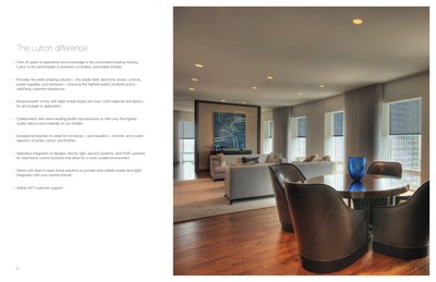 Lutron Motorized Shade Brochure