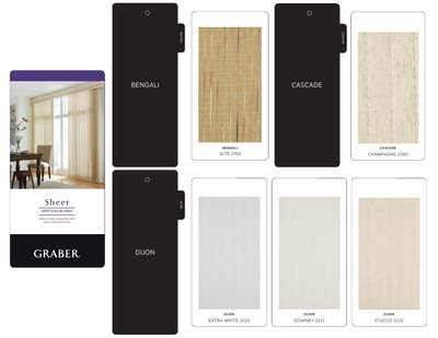 Graber Vertical And Vinyl Horizontal Blind Digital Sample Book