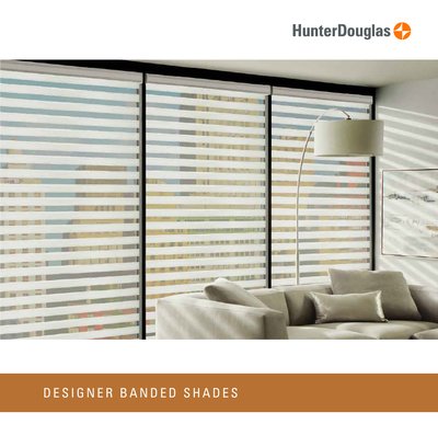 Hu1 Hunter Douglas Designer Banded Shades