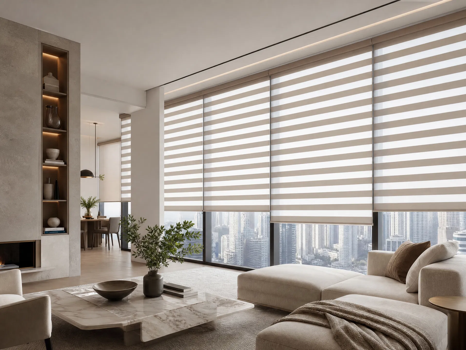 Hunter Douglas Designer Banded Shades Brochure cover