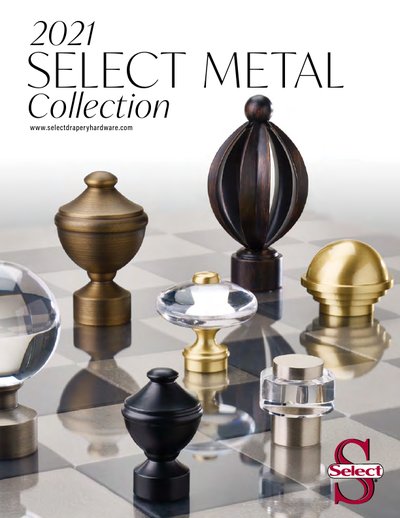Select Metal Drapery Hardware Collection