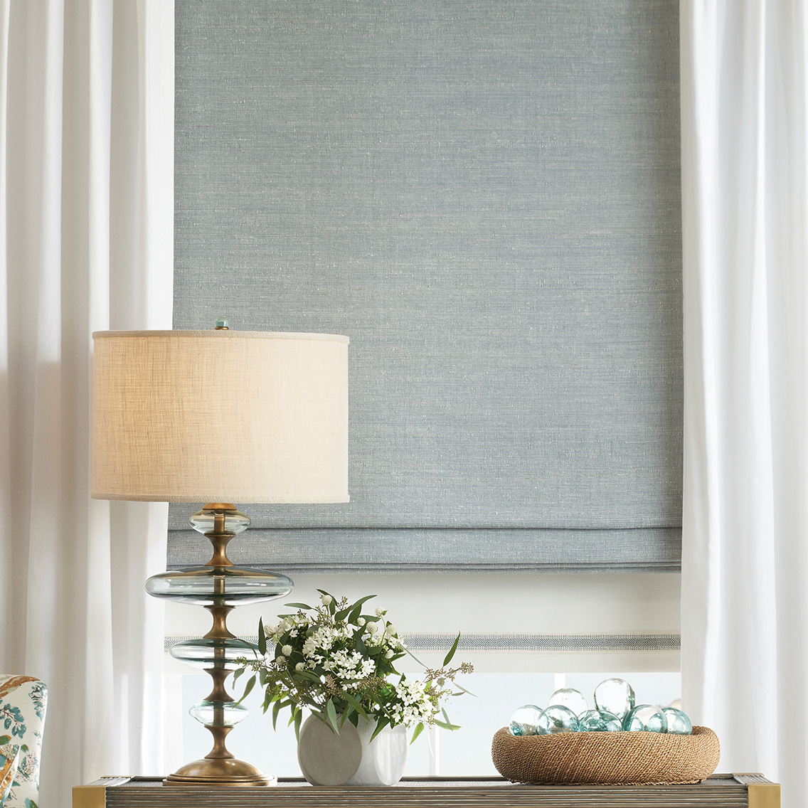 Custom motorized window treatments and shades